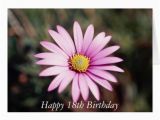 Happy 18th Birthday Flowers Happy 18th Birthday Flower Card Zazzle