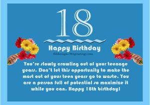 Happy 18th Birthday Quotes for Friends 18th Birthday Wishes Messages and Greetings Birthday