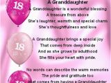 Happy 18th Birthday Quotes for Sister Fridge Magnet Personalised Granddaughter Poem 18th