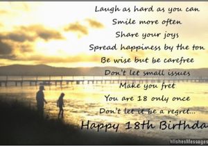 Happy 18th Birthday son Quotes 18 Birthday Quotes for son Quotesgram