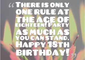 Happy 18th Birthday son Quotes Eighteenth Birthday Quotes Quotesgram