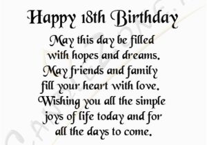 Happy 18th Birthday son Quotes Happy 18th Birthday Daughter Quotes Quotesgram