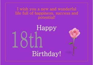 Happy 18th Birthday to Me Quotes Happy 18th Birthday Inspirational Quotes Quotesgram