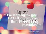 Happy 19th Birthday Daughter Quotes Happy 19th Birthday Quotes Quotesgram