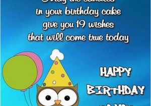 Happy 19th Birthday Quotes Funny Happy 19th Birthday Quotes Wishesgreeting