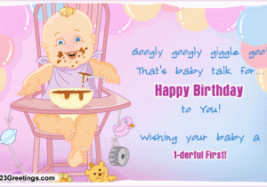 Happy 1st Birthday Baby Girl Quotes Cute First Birthday Quotes Quotesgram