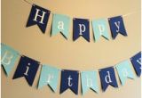 Happy 1st Birthday Banner Blue Unique Happy 1st Birthday Related Items Etsy