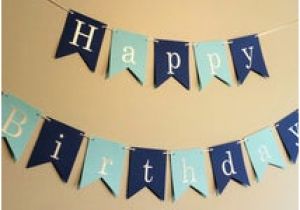Happy 1st Birthday Banner Blue Unique Happy 1st Birthday Related Items Etsy