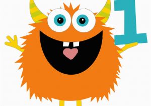 Happy 1st Birthday Banner Clipart Monster Birthday Clip Art by Shelleyspaperstudio On Etsy