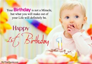 Happy 1st Birthday Boy Quotes Happy 1st Birthday Quotes for New Born Baby Girl and Baby Boy
