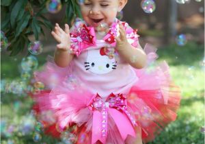 Happy 1st Birthday Girl Outfits 25 Best Ideas About Hello Kitty Tutu On Pinterest Hello
