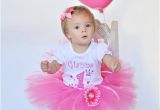 Happy 1st Birthday Girl Outfits Princess Tutu Outfit 1st Birthday Tutu Set 1st Birthday