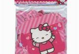 Happy 1st Birthday Hello Kitty Banner Hello Kitty Happy Birthday Banner Ebay