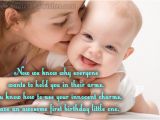 Happy 1st Birthday Quotes for son 1st Birthday Quotes for Cards Quotesgram