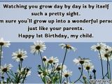 Happy 1st Birthday son Quotes From Mom Happy 1st Birthday Boy Quotes Quotesgram
