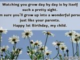 Happy 1st Birthday to My son Quotes Happy 1st Birthday Boy Quotes Quotesgram