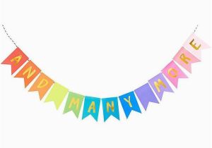 Happy 2 Birthday Banners Happy Birthday Rainbow Banner Party Banners