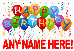 Happy 2 Birthday Banners Personalised Happy Birthday A3 Poster Banners Buy2 Get4