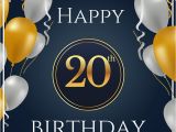 Happy 20th Birthday Cards 20th Birthday Wishes Quotes for their Special Day