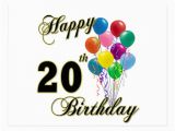 Happy 20th Birthday Cards My 20th Birthday son Quotes Quotesgram