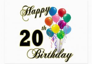 Happy 20th Birthday Cards My 20th Birthday son Quotes Quotesgram