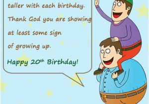 Happy 20th Birthday Funny Quotes Happy 20th Birthday Quotes Quotesgram