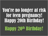 Happy 20th Birthday Quotes Funny 20th Birthday Wishes to Write In A Card Holidappy