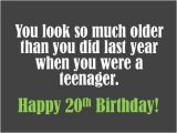 Happy 20th Birthday Quotes Funny 20th Birthday Wishes What to Write In A 20th Birthday Card