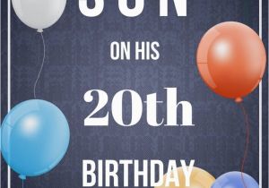 Happy 20th Birthday son Quotes 20th Birthday Wishes Quotes for their Special Day