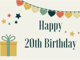 Happy 20th Birthday to Daughter Quotes 20th Birthday Wishes Quotes for their Special Day