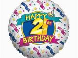 Happy 21st Birthday Balloon Banner Amazon Com Happy 21st Birthday Banners and Stars 18