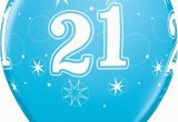 Happy 21st Birthday Balloon Banner Blue Age 21 Male Happy 21st Birthday Banner Confetti