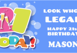 Happy 21st Birthday Banner Free Happy 21st Birthday for Boy Banner 2 39 X 4 39 Custom Signs