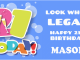 Happy 21st Birthday Banner Free Happy 21st Birthday for Boy Banner 2 39 X 4 39 Custom Signs