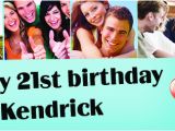 Happy 21st Birthday Banner Free Happy 21st Birthday Photo Collage Banner theme