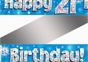 Happy 21st Birthday Banner Free Holographic Happy 21st Birthday Banner Buy Helium