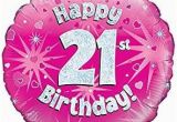 Happy 21st Birthday Banner Free Pink Age 21 Female Happy 21st Birthday Banner Confetti
