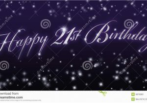 Happy 21st Birthday Banner Template Happy 21st Birthday Banner Stock Illustration