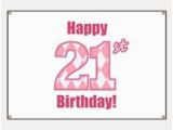 Happy 21st Birthday Banners Printable Cute 21st Birthday Cute 21st Birthday Banners Signs