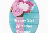 Happy 21st Birthday Flowers Happy 21st Birthday Bouquet Of Flowers Double Sided Oval