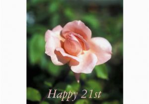 Happy 21st Birthday Flowers Happy 21st Birthday Flower Card Zazzle