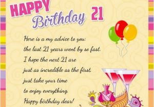 Happy 21st Birthday Girlfriend 21st Birthday Quotes and Wishes Wishesgreeting