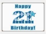 Happy 21st Birthday son Banner 21 Years Old Banners Signs Vinyl Banners Banner