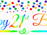 Happy 21st Birthday son Banner Cakesupplyshop Item 021rpb Happy 21st Birthdayrainbow Wall