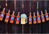 Happy 21st Birthday son Banner Happy 21st Birthday Banner Beer Birthday by