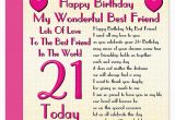 Happy 21st Birthday to My Best Friend Quotes Happy Birthday Gift for My Sister Gift Ftempo
