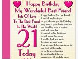 Happy 21st Birthday to My Best Friend Quotes Happy Birthday Gift for My Sister Gift Ftempo