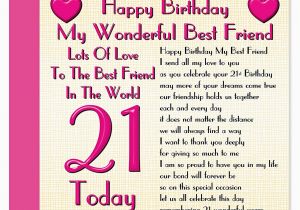 Happy 21st Birthday to My Best Friend Quotes Happy Birthday Gift for My Sister Gift Ftempo