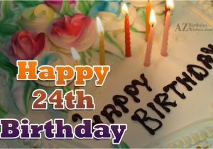 Happy 24th Birthday Cards 24th Birthday Wishes