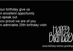 Happy 25th Birthday to Me Quotes 25th Birthday Quotes for Friends Quotesgram